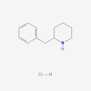 molecular formula C12H18ClN B1341652 2-Benzylpiperidine hydrochloride CAS No. 192872-58-5