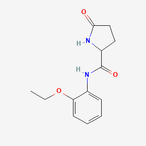 molecular formula C13H16N2O3 B1341659 N-(2-乙氧基苯基)-5-氧代脯氨酰胺 CAS No. 4108-13-8