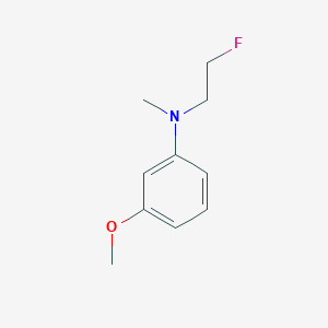 molecular formula C10H14FNO B13416849 N-(2-Fluoroethyl)-3-methoxy-N-methylaniline CAS No. 596820-75-6