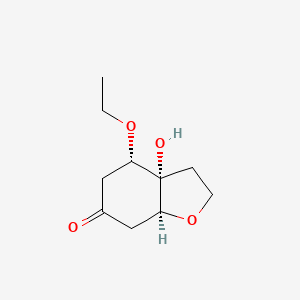 molecular formula C10H16O4 B13416899 5-O-Ethylcleroindicin D 