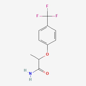 molecular formula C10H10F3NO2 B1341690 2-(4-(三氟甲基)苯氧基)丙酰胺 CAS No. 931622-34-3