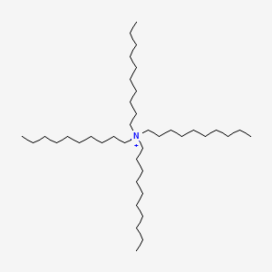 molecular formula C40H84N+ B13417051 1-Decanaminium, N,N,N-tris(decyl)- CAS No. 48078-03-1