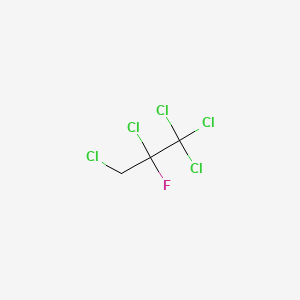 molecular formula C3H2Cl5F B13417157 1,1,1,2,3-Pentachloro-2-fluoropropane CAS No. 421-94-3