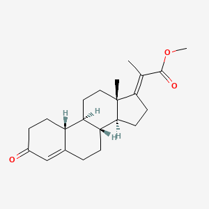 molecular formula C22H30O3 B13417214 Methyl 3-Oxopregna-4,17(20)-diene-20-carboxylate 