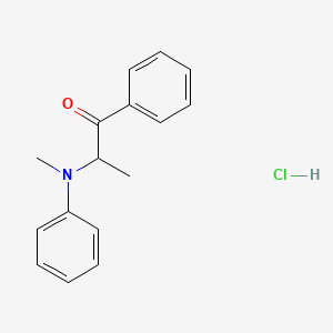 molecular formula C16H18ClNO B13417254 N-phenylmethcathinone Hydrochloride 