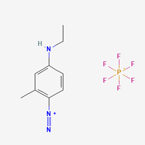 4-(Ethylamino)-2-methylbenzenediazonium hexafluorophosphate