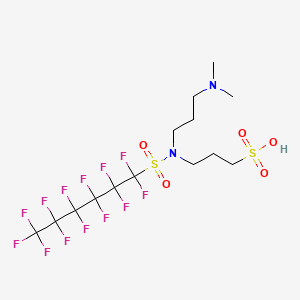 1-Propanesulfonic acid, 3-[[3-(dimethylamino)propyl][(tridecafluorohexyl)sulfonyl]amino]-