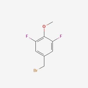 molecular formula C8H7BrF2O B1341756 3,5-二氟-4-甲氧基苄基溴 CAS No. 706786-42-7