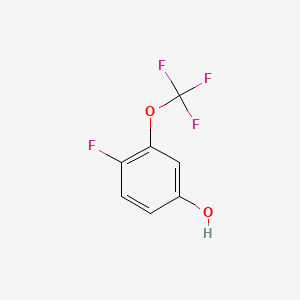 B1341760 4-Fluoro-3-(trifluoromethoxy)phenol CAS No. 886501-26-4