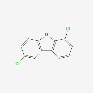 molecular formula C12H6Cl2O B13417940 2,6-Dichlorodibenzofuran CAS No. 60390-27-4