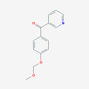 B134181 [4-(Methoxymethoxy)phenyl](pyridin-3-yl)methanone CAS No. 144824-63-5
