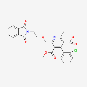 3-Ethyl 5-Methyl 4-(2-Chlorophenyl)-2-[[2-(1,3-dihydro-1,3-dioxo-2H-isoindol-2-yl)ethoxy]methyl]-6-methyl-3,5-pyridinedicarboxylate