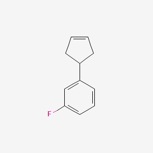 1-(Cyclopent-3-en-1-yl)-3-fluorobenzene