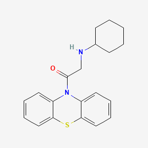 2-(Cyclohexylamino)-1-(10H-phenothiazin-10-yl)ethanone