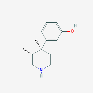 molecular formula C13H19NO B134184 3-((3S,4S)-3,4-二甲基哌啶-4-基)苯酚 CAS No. 145678-87-1
