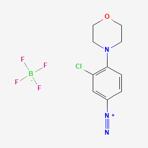 3-Chloro-4-(morpholino)benzenediazonium tetrafluoroborate