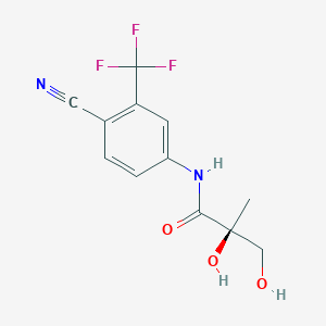 molecular formula C12H11F3N2O3 B13418447 O-De-phenyl Ostarine 