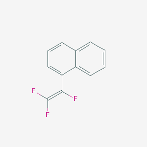 molecular formula C12H7F3 B13418497 Naphthalene, 1-(trifluoroethenyl)- CAS No. 33240-13-0