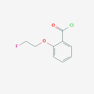 molecular formula C9H8ClFO2 B13418543 2-(2-Fluoroethoxy)benzoyl chloride CAS No. 356045-70-0