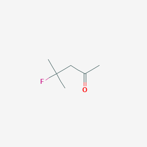 molecular formula C6H11FO B13418591 4-Fluoro-4-methylpentan-2-one 