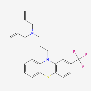 2-Trifluoromethyl-10-(diallylaminopropyl)phenothiazine