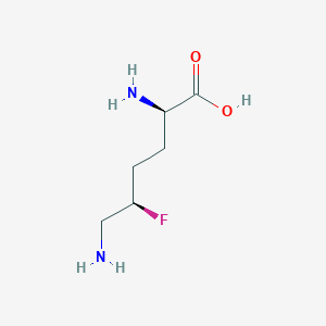 molecular formula C6H13FN2O2 B13418661 (2R,5R)-2,6-diamino-5-fluorohexanoic acid 