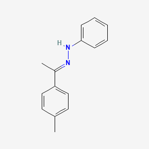 molecular formula C15H16N2 B13418757 (1E)-1-[1-(4-methylphenyl)ethylidene]-2-phenylhydrazine CAS No. 54779-81-6