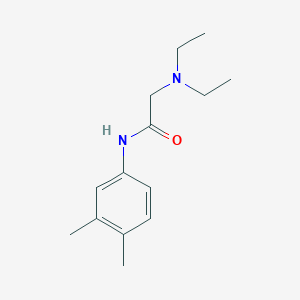 molecular formula C14H22N2O B13418762 2-(diethylamino)-N-(3,4-dimethylphenyl)acetamide 