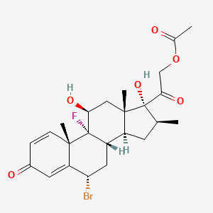 molecular formula C24H30BrFO6 B13418785 6alpha-Bromobetamethasone 21-Acetate 