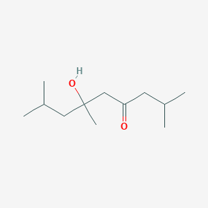 molecular formula C12H24O2 B13418797 6-Hydroxy-2,6,8-trimethylnonan-4-one 