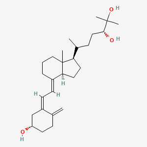 molecular formula C27H44O3 B13418835 3-epi-24R 25-Dihydroxy Vitamin D3 