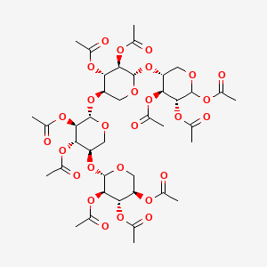 molecular formula C40H54O27 B13418936 Xylotetraose Decaacetate 