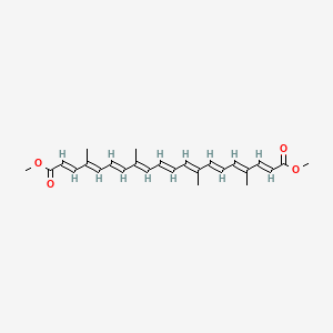 molecular formula C26H32O4 B13418990 trans-Methylbixin CAS No. 62697-46-5