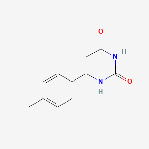 molecular formula C11H10N2O2 B13419019 6-(p-tolyl)pyrimidine-2,4(1H,3H)-dione CAS No. 33166-96-0