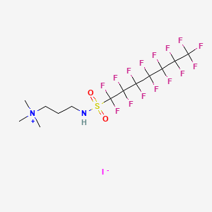 3-(((Pentadecafluoroheptyl)sulfonyl)amino)-N,N,N-trimethyl-1-propanaminium iodide