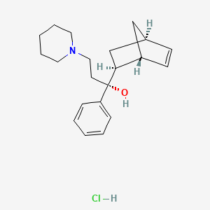 molecular formula C21H30ClNO B13419069 Biperiden.HCl 