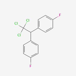 molecular formula C14H9Cl3F2 B13419146 Fluorogesarol CAS No. 475-26-3