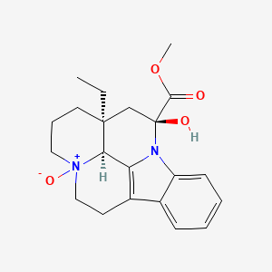 molecular formula C21H26N2O4 B13419221 Vincamine N-oxide CAS No. 51442-60-5