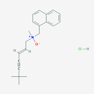 molecular formula C21H26ClNO B13419225 Terbinafine N-Oxide Hydrochloride CAS No. 2734417-01-5