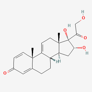 16alpha,17,21-Trihydroxy-pregna-1,4,9(11)-triene-3,20-dione