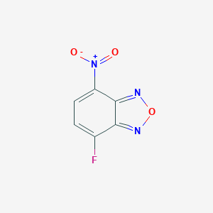 molecular formula C₆H₂FN₃O₃ B134193 4-Fluoro-7-nitrobenzofurazan CAS No. 29270-56-2