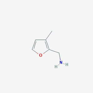 molecular formula C6H9NO B1341936 (3-甲基呋喃-2-基)甲胺 CAS No. 388072-09-1