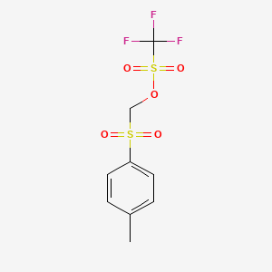 Methanesulfonic acid, trifluoro-, [(4-methylphenyl)sulfonyl]methyl ester