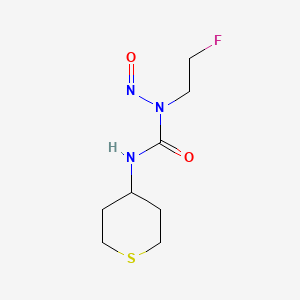 1-(2-Fluoroethyl)-1-nitroso-3-(tetrahydro-2H-thiopyran-4-yl)urea