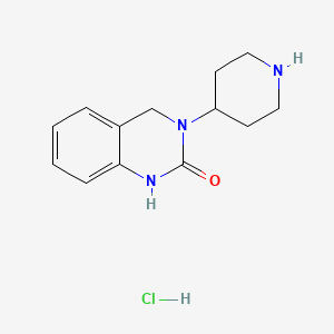 molecular formula C13H18ClN3O B1341944 3,4-Dihydro-3-(4-piperidinyl)-2(1H)-quinazolinone hcl CAS No. 79098-89-8