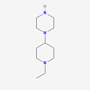 B1341945 1-(1-Ethylpiperidin-4-yl)piperazine CAS No. 686298-05-5