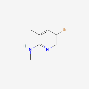 B1341949 5-bromo-N,3-dimethylpyridin-2-amine CAS No. 245765-66-6