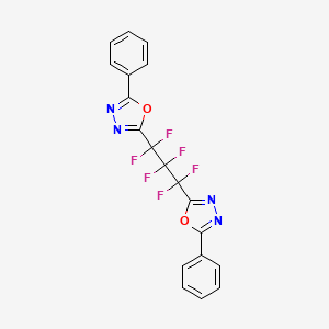 1,3-Bis(2-phenyl-1,3,4-oxadiazol-5-yl)perfluoropropane