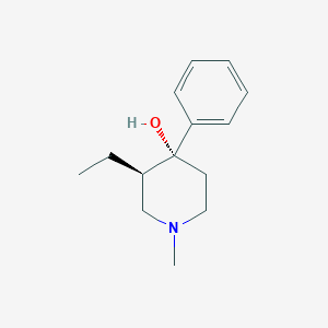 trans-3-Ethyl-1-methyl-4-phenyl-4-piperidinol