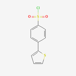 molecular formula C10H7ClO2S2 B1341977 4-(2-噻吩基)苯磺酰氯 CAS No. 209592-91-6